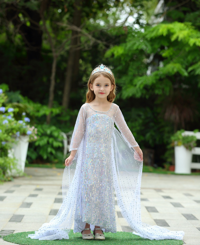 Frozen II Silver Costume Dress LucyMelon