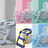 “Step up cushioned toilet seat for children kids potty training ladder toilet safety non-slip lucymelon Sydney"